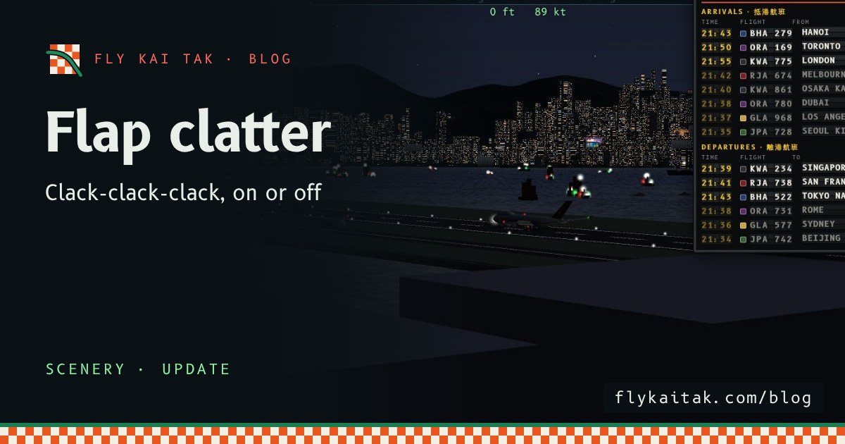 Plane Spotter at night from the tower with the split-flap flight board at the top right.
