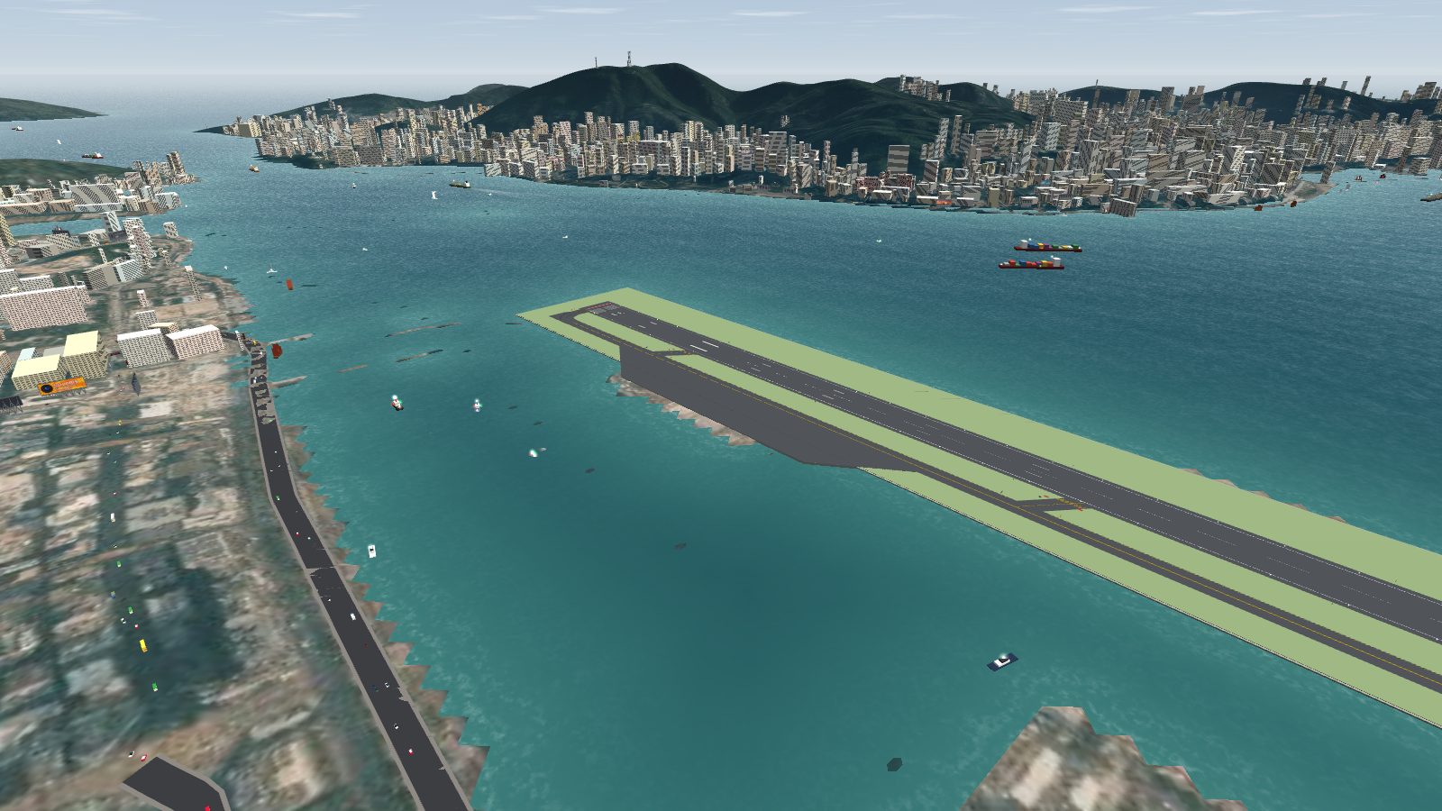 Widened taxiway tarmac beside the parallel taxiway near the Runway 31 end.